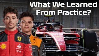 F1 2023 Abu Dhabi GP Practice Data Analysis  What Did We Learn [upl. by Ertemed]