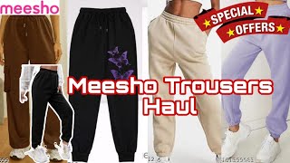 Meesho Affordable Trousers Haul Starting Just350 Mansi Sharma [upl. by Fairley657]