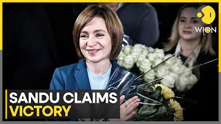 Moldova Elections Sandu Claims Victory With 5435 Of Votes  World News  WION [upl. by Keyek]