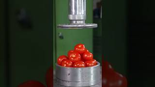 tomatoes hydraulic press system  short video  short reels  shorts [upl. by Trebmer]