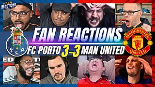 MAN UNITED FANS EMOTIONAL ROLLER COASTER 🎢 REACTION TO FC PORTO 33 MAN UNITED  EUROPA LEAGUE [upl. by Ycnay259]