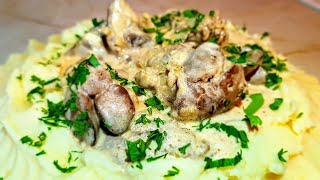 Куриная печень с грибами в сметанном соусе цыганка готовит Gipsy cuisine [upl. by Miran334]