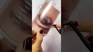 Lash extensions practice tips 🤒️ lashing lashextensions lashes lashesonpoint lashingprocess [upl. by Blankenship]