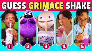 Can You Guess Grimace Shake 🥤💜😵  TikTok Meme iShowSpeed Ohio Final Boss Otamatone CG5 [upl. by Erdied]