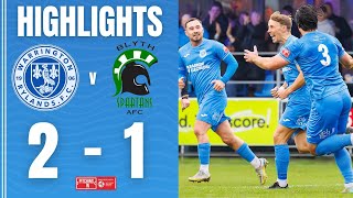 Warrington Rylands vs Blyth Spartans  Northern Premier League  Match Highlights [upl. by Nallad426]