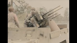 Self Propelled Anti Aircraft Weapons in WWII Original WWII Instructional Film [upl. by Sana328]