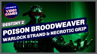 Poison Broodweaver  Warlock Strand PVE Build with Necrotic Grip in Destiny 2 [upl. by Eceinahs]