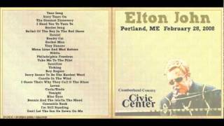 7  Daniel  Elton John  Live SOLO in Portland 2008 [upl. by Eelra]