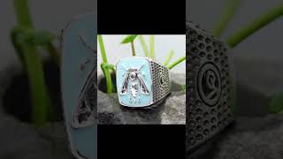 Signet Bee Ring shorts ytshorts jewelry fashion [upl. by Nireil]