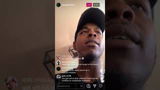 OBASI JACKSON GETS INTO IT WITH A DISRESPECTFUL FAN ON IG LIVE [upl. by Karyn909]