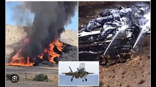 F35B jet crashes in Albuquerque pilot ejects safely [upl. by Gonsalve]