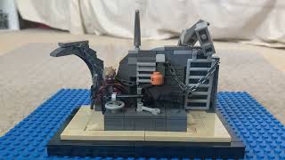 The Book Of Boba Fett Boba creating his Gaffi Stick lego moc [upl. by Korns973]