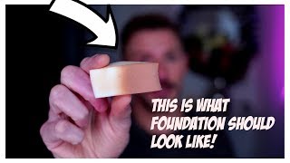 OLD SCHOOL FOUNDATION ROUTINE  NO CAKE FACE [upl. by Warenne]