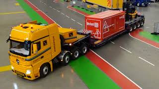 Modelshow Europe Ede 19 maart 2022 MBV Papendrecht  RC Zwaartransport amp RC Grondverzet Part 1 [upl. by Annaor]