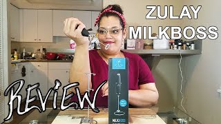 Zulay Handheld Milk Frother Review [upl. by Fatima]