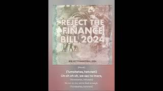 REJECT FINANCE BILL SONG Lyrics [upl. by Vasili]