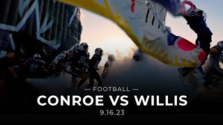 Willis vs Conroe Football 91623 [upl. by Docila]