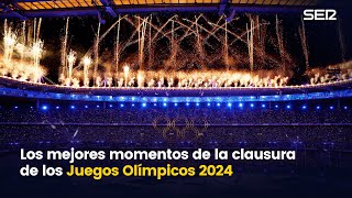 Los mejores momentos de la ceremonia de clausura de París 2024 [upl. by Nirel]