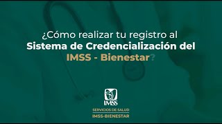 ¿Cómo obtener tu Credencial del IMSSBIENESTAR  Tutorial paso a paso [upl. by Deland]