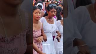 Santhali short video 2024 santhali dabung dance  New santali fansan video 2024 [upl. by Ailugram]