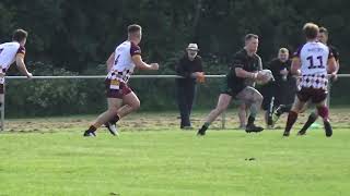 Dewsbury Moor Maroons vs Mirfield ARLFC Jim Brown HW Qtr Final 060624 [upl. by Ylil]