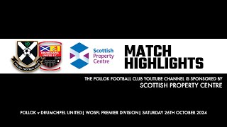 Pollok v Drumchapel United  26th October 2024 [upl. by Erdrich]