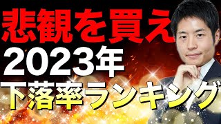 2023年株価下落率ランキングから有望銘柄を探せ！ [upl. by Robinette]