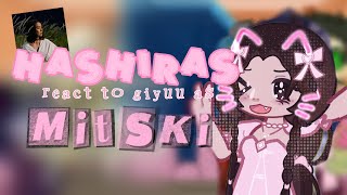 💧🎶 HASHIRA react to Giyuu as MITSKI  Ships angst fluff  KNY x MUSICAL ARTIST  11 [upl. by Rennat]