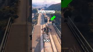 If You Crash a Helicopter into a Train in Every GTA Game [upl. by Ahsiekram]