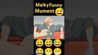 Maiky funny 🤣🤣 mument Tokyo revengers Anime revengers draken [upl. by Dnalyag]