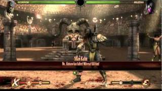 How to Mortal Kombat 9 Challenge Tower end 300 easycheap way [upl. by Roanna]