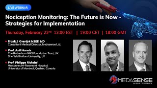 Webinar Nociception Monitoring The Future is Now  Strategies for Implementation [upl. by Priestley]