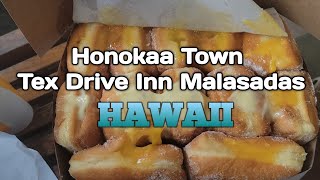 Honokaa Town BIG Island Hawaii Tex Drive In Malasadas Tour [upl. by Anima]