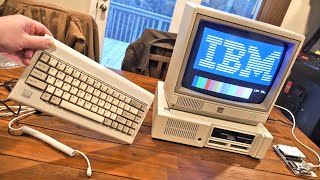 Testing a Vortex PC66 Keyboard on an IBM PCjr [upl. by Isabelita]