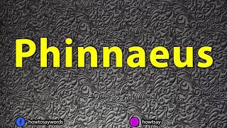 How To Pronounce Phinnaeus [upl. by Nede]