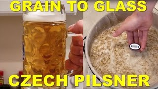 Brewing a Czech Bohemian Pilsner  Grain to Glass  Classic Styles [upl. by Ahsienat]