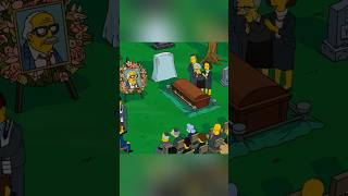 Dr Nussbaums funeral ceremony😢😢 thesimpsons shorts [upl. by Erialc]