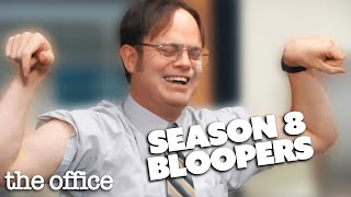 The Office Season 8 Bloopers  ft John Krasinski Rainn Wilson amp More  Comedy Bites [upl. by Annel]