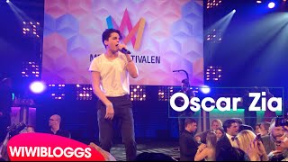 Oscar Zia quotHumanquot  live  Melodifestivalen 2016 after party  wiwibloggs [upl. by Nivlad]