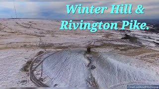 Winter Hill amp Rivington Pike Filmed With INSTA360 ONE RS 6K 1 IINCH November 2024 [upl. by Nnairda639]