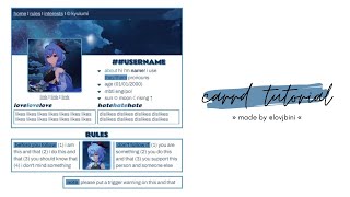 interactive genshin themed carrd tutorial — © kyulumi [upl. by Eveneg425]