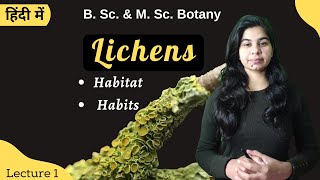 Lichens  Introduction  in Hindi  Botany  B Sc amp M Sc [upl. by Jun546]