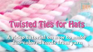 Twisted Ties for Hats [upl. by Fleta]