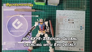 HG RX782 Beyond Global EVO Decals [upl. by Retnyw]