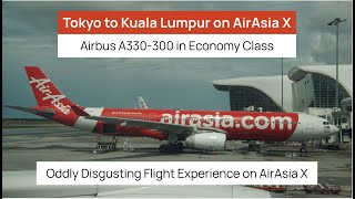 EXTREMELY Disappointing Flight Review on AirAsia  Tokyo HND to Kuala Lumpur KUL 🇲🇾  A330300 [upl. by Yerdna637]