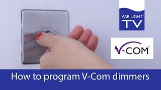 How to program Varilight VCom dimmers [upl. by Aimac607]