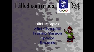 SNES Winter Olympic Games Lillehammer 94 gameplay overview no commentary [upl. by Neumeyer]