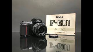 Nikon AF F601單眼底片相機原廠鏡附鏡頭保護鏡說明書Q010112 [upl. by Rana670]