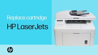 Replacing the Toner Cartridge  HP LaserJet Printers  HP Support [upl. by Scharaga]