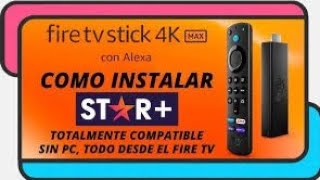 como instalar star na fire stick tv aplicativo atualizado [upl. by Aliuqehs]